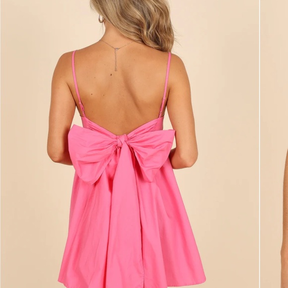Petal and Pup “Alice Bow Back Mini Dress” - Picture 2 of 5